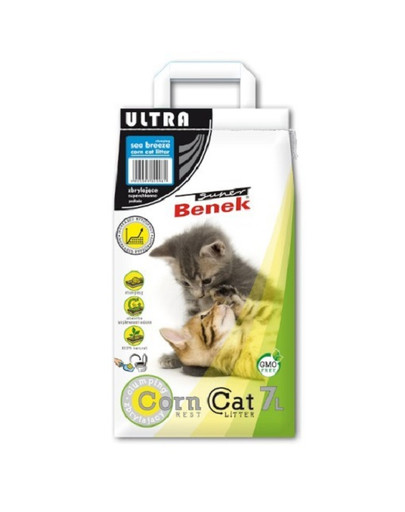 Super Corn Cat Ultra żwirek kukurydziany Morska bryza 7 l