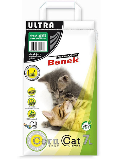 Super Corn Cat Ultra żwirek kukurydziany Świeża trawa 7 l