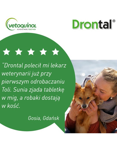 VETOQUINOL Drontal Plus Flavour 2 tabletki odrobaczające dla psów 10 kg