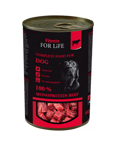 FITMIN For Life Dog 400 g bezzbożowa karma dla psów