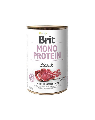 BRIT Mono Protein 400g puszki dla psów wszystkich ras