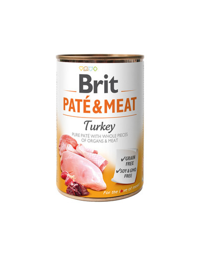 BRIT Pate & Meat 400 g mokra karma dla psów wszystkich ras