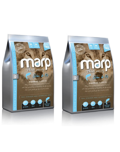 MARP Variety Slim&Fit karma z białą rybą dla psa 24 kg (2 x 12 kg)