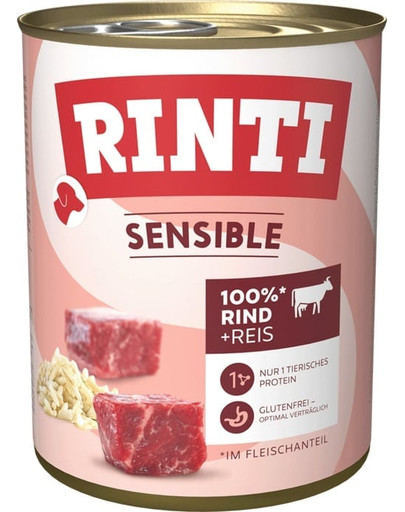 Sensible Jagnięcina z ryżem 800 g