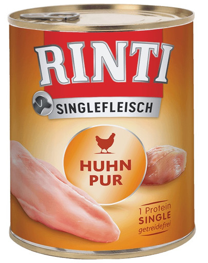 RINTI Singlefleisch Pure monoproteinowa karma dla dorosłych psów 800 g