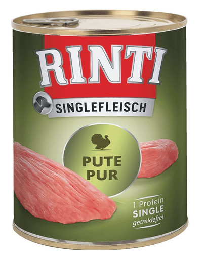 RINTI Singlefleisch Pure monoproteinowa karma dla dorosłych psów 800 g