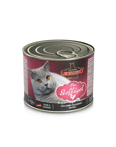 LEONARDO Quality Selection puszka 200g karma dla dorosłego kota