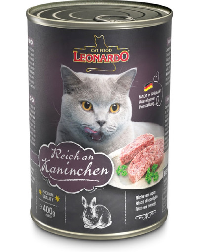 LEONARDO Quality Selection puszka 800 g karma dla dorosłego kota