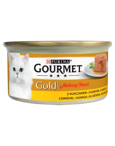 GOURMET Gold Melting Heart 85g mus dla dorosłych kotów
