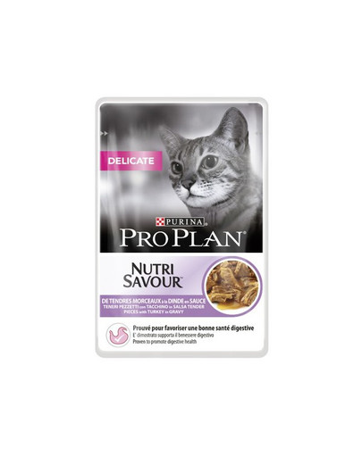 PRO PLAN Delicate indyk w sosie 85g