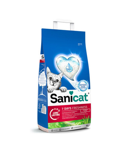 SANICAT 7 DAYS Aloe Vera 12 l (3x4 l) żwirek mineralny