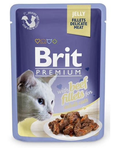 BRIT Premium Cat Fillets in Jelly 85g dla dorosłych kotów