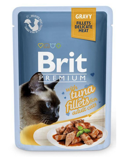BRIT Premium Cat Fillets in Gravy 85g dla dorosłych kotów