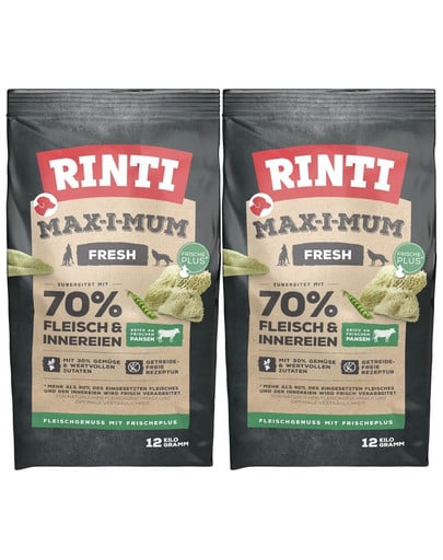 RINTI MAX-I-MUM Rumen ze żwaczami 2 x 12 kg