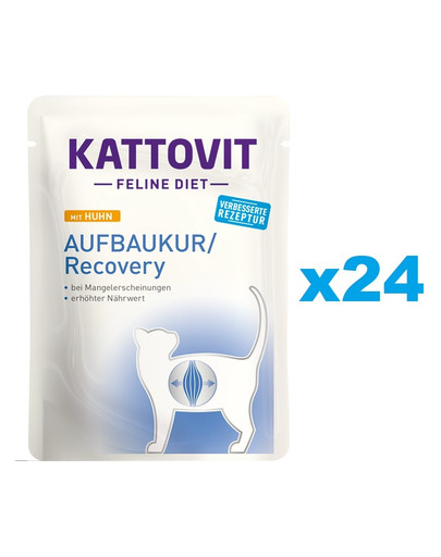 KATTOVIT Feline Diet Recovery Chicken kurczak 24 x 85 g