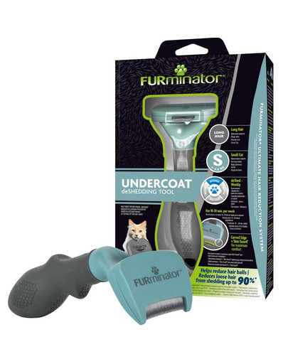 Undercoat deShedding dla kotów długowłosych Small