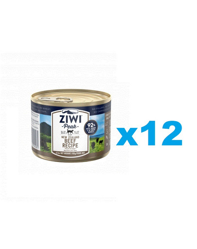 ZIWIPEAK Cat Beef Wołowina 12 x 185 g