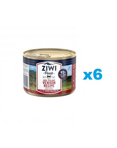 ZIWIPEAK Cat Venison Dziczyzna 6x185 g