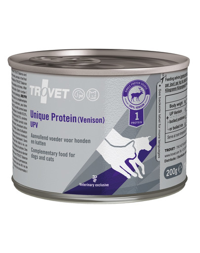 Unique Protein Venison UPV dla psa i kota dziczyzna 200 g