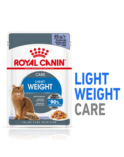 ROYAL CANIN light weight care jelly mokra karma dla dorosłych kotów z nadwagą
