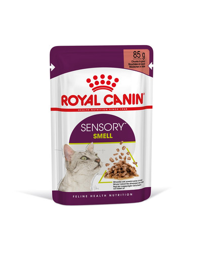 ROYAL CANIN Sensory Smell gravy 12x85 g kawałki w sosie dla kotów dorosłych pobudzające wrażenia węchowe