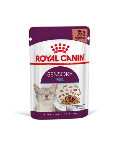 ROYAL CANIN Sensory Feel gravy 12x85 g kawałki w sosie dla kotów dorosłych pobudzające percepcje tekstur