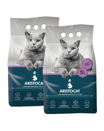 ARISTOCAT Bentonite Plus żwirek bentonitowy lawendowy 10 l