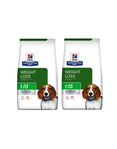 HILL'S Prescription Diet r/d Canine 8 kg (2 x 4 kg)