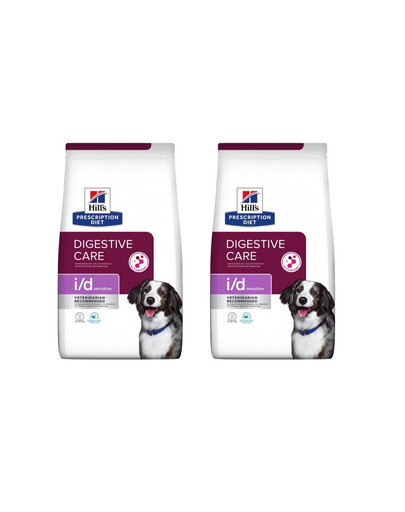 HILL'S Prescription Diet Sensitive i/d Activ Biome Canine jajko i ryż 24 (2 x 12 kg)
