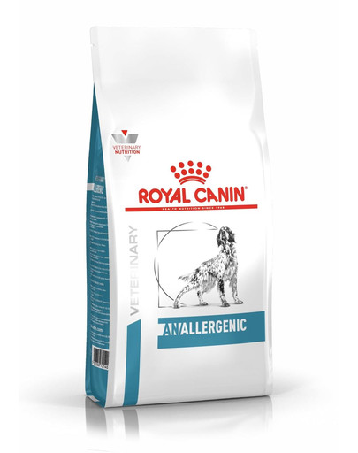 ROYAL CANIN Dog anallergenic 3 kg sucha karma dla dorosłych psów z alergią pokarmową z objawami dermatologicznymi i/lub żołądkowo-jelitowymi