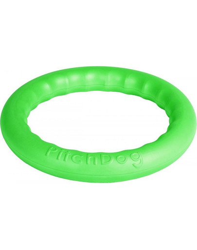 PitchDog30 ring dla psa 28 cm limonkowy