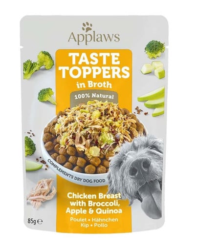 Taste Toppers Pierś z kurczaka, brokuł i quinoa w bulionie 85 g