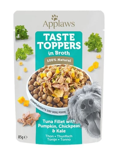 APPLAWS Taste Toppers bezzbożowe saszetki dla psów 12 x 85 g