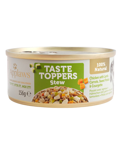 APPLAWS Taste Toppers Puszki topper z gulaszem dla psa 12 x 156 g