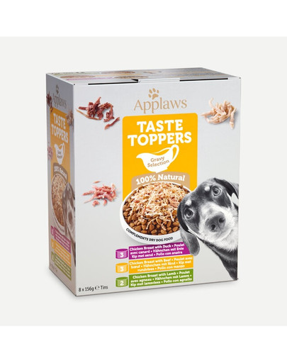 APPLAWS Taste Toppers Multipack zestaw puszek dla psa 32x156 g