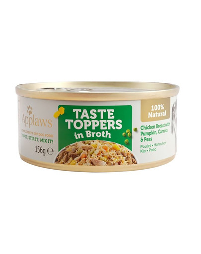 Taste Toppers in Broth Chicken, pumpkin, & Peas 12 x 156 g