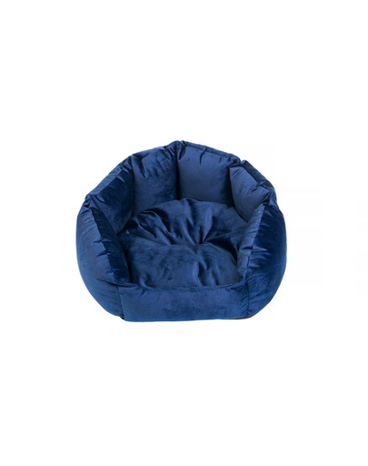 Ring legowisko owalne niebieskie M/L 68x60x28 cm