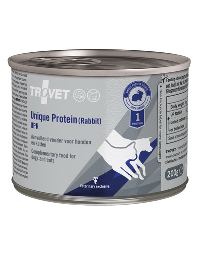 TROVET Unique Protein dla psa i kota 12x200 g