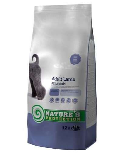 Dog adult with lamb 12 kg dog