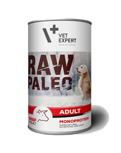 VETEXPERT RAW PALEO Adult karma dla dorosłych psów 800 g