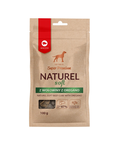 Super Premium Naturel Soft przysmak dla psa z wołowiną z oregano 100g