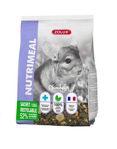 Mieszanka NUTRIMEAL 3 dla szynszyli 800 g