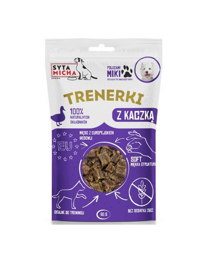 Treningówki z kaczką dla psa 80g