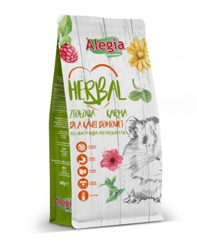 ALEGIA Herbal Ziołowa karma dla świnki morskiej 600g