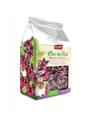 Vita Herbal dla gryzoni i królika, hibiskusa 70g