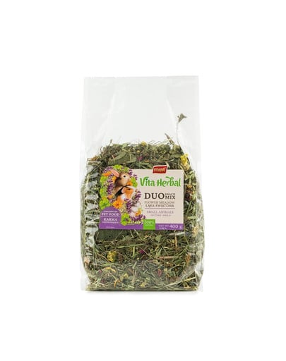 Vita Herbal Duo Snack łąka kwiatowa dla gryzoni i królika 400 g