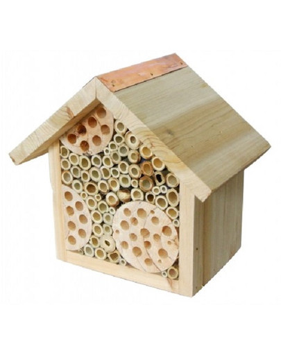 Domek dla insektów, drewniany, 21x19x20cm