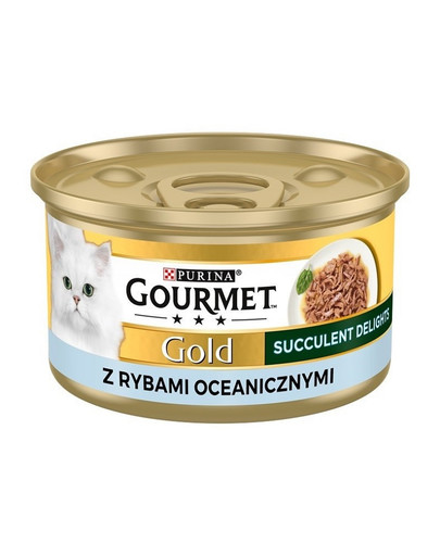 Gold Adult Succulent Delights z rybami oceanicznymi 85g