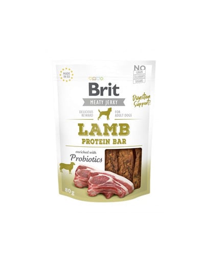Jerky Snack Lamb Protein bar 80 g
