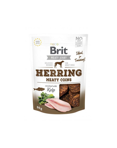 Jerky Snack Herring Meaty coins 80g